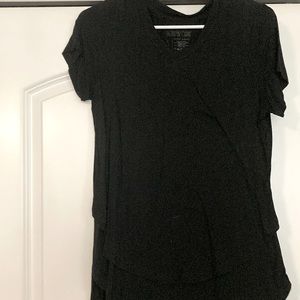 LM boyfriend tee! Small black breastfeeding shirt! Great used condition!